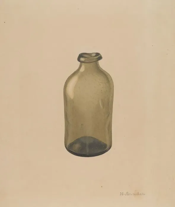 Framed Print : Bottle, c. 1937. Creator: Nicholas Amantea Framed Print : Bottle, c. 1937. Creator: Nicholas Amantea
