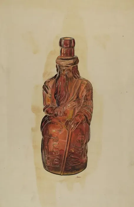 Framed Print : Bottle, c. 1938. Creator: Ralph Atkinson