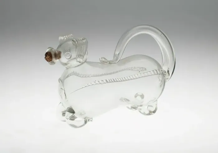 Framed Print : Bottle in the Form of a Pig, Sweden, 19th century. Creator: Unknown Framed Print : Bottle in the Form of a Pig, Sweden, 19th century. Creator: Unknown