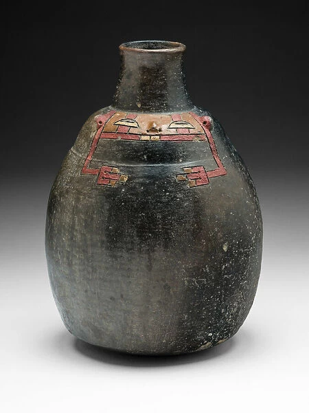 Bottle with Incised Geometric Figure, 650  /  150 B. C. Creator: Unknown