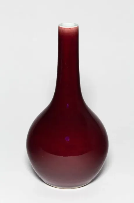 Framed Print : Bottle-Shaped Vase, Qing dynasty (1644-1911), Yongzheng reign mark and period (1723-1735)