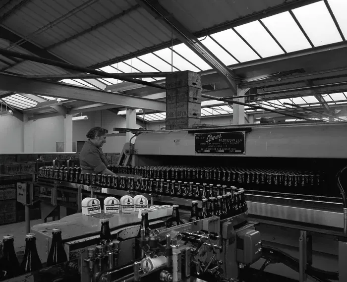 Framed Print : Bottling beer at Ward & Sons bottling plant, Swinton, South Yorkshire, 1961. Artist Framed Print : Bottling beer at Ward & Sons bottling plant, Swinton, South Yorkshire, 1961. Artist