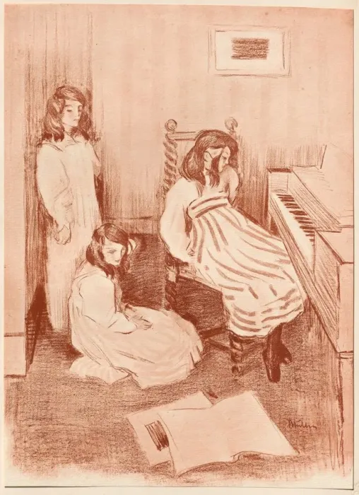 Framed Print : Bouderie, 1898. Creator: Alfredo Müller (Italian, 1869-1940);Imprimerie Champenois Framed Print : Bouderie, 1898. Creator: Alfredo Müller (Italian, 1869-1940);Imprimerie Champenois