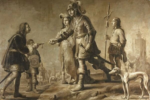 Boudewijn van Heusden (830-870) and his Wife Sophia Receiving Homage from the... c.1626, c.1626. Creator: Unknown
