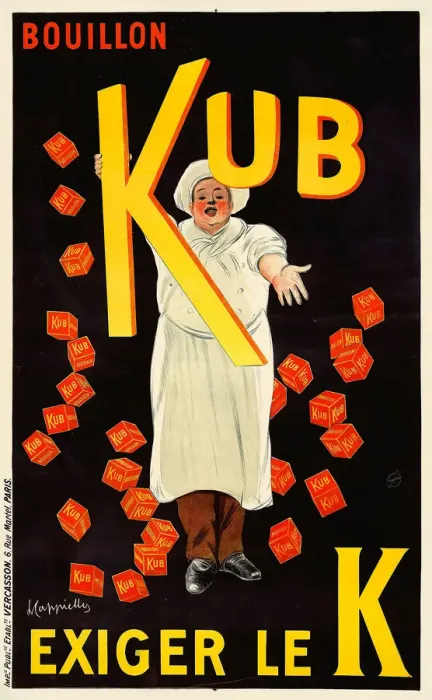 Framed Print : Bouillon Kub, c. 1911. Creator: Cappiello, Leonetto (1875-1942) Framed Print : Bouillon Kub, c. 1911. Creator: Cappiello, Leonetto (1875-1942)