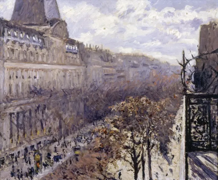 Framed Print : Boulevard des Italiens, 1880. Creator: Caillebotte, Gustave (1848-1894) Framed Print : Boulevard des Italiens, 1880. Creator: Caillebotte, Gustave (1848-1894)