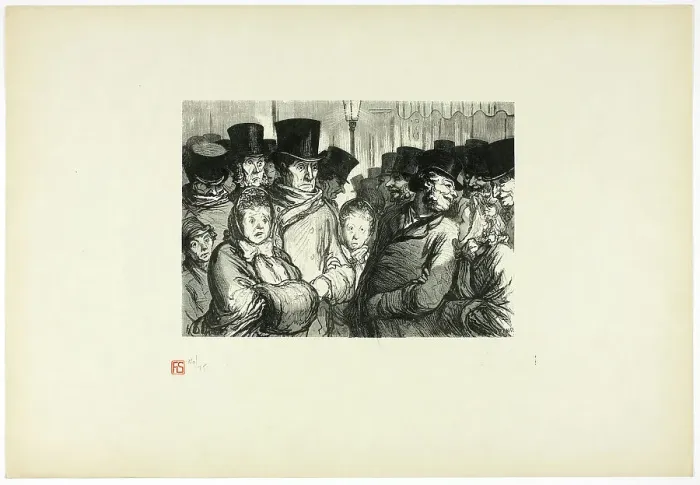 Framed Print : Boulevard du Temple à minuit, from Tirage Unique de Trente-Six Bois, 1863, printed 1920. Creator: Charles Maurand Framed Print : Boulevard du Temple à minuit, from Tirage Unique de Trente-Six Bois, 1863, printed 1920. Creator: Charles Maurand