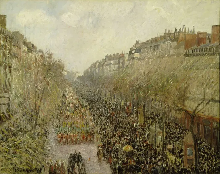 Framed Print : Boulevard Montmartre: Mardi Gras, 1897 Framed Print : Boulevard Montmartre: Mardi Gras, 1897