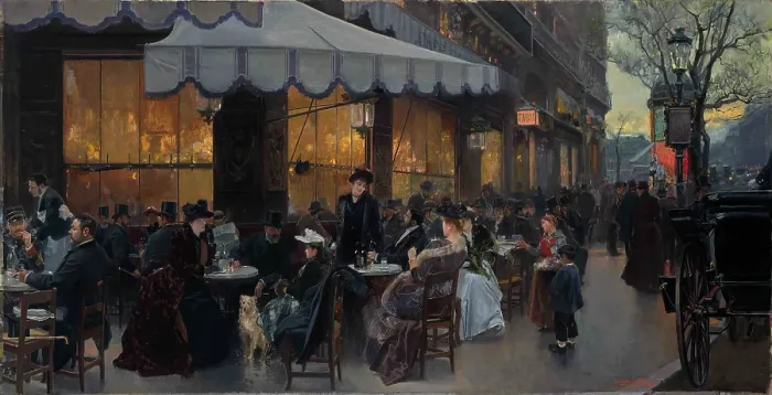 Framed Print : Boulevard of Paris, 1890. Creator: Sorolla y Bastida, Joaquin (1863-1923) Framed Print : Boulevard of Paris, 1890. Creator: Sorolla y Bastida, Joaquin (1863-1923)