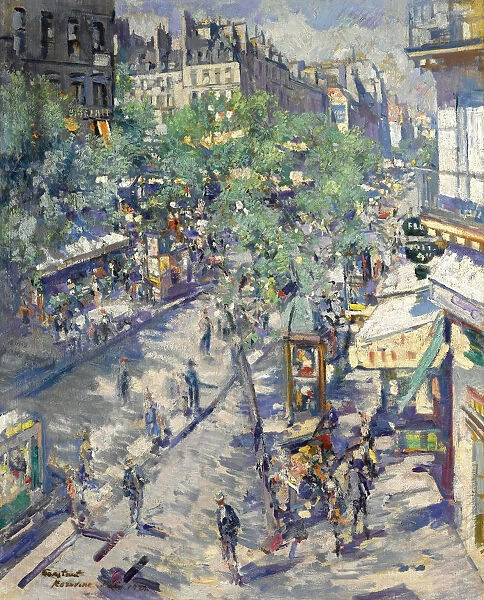 The Boulevard de Sebastopol in Paris, 1923. Artist: Korovin, Konstantin Alexeyevich (1861-1939)