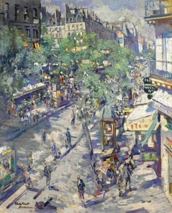 Framed Print : The Boulevard de Sebastopol in Paris, 1923. Artist: Korovin, Konstantin Alexeyevich (1861-1939) Framed Print : The Boulevard de Sebastopol in Paris, 1923. Artist: Korovin, Konstantin Alexeyevich (1861-1939)