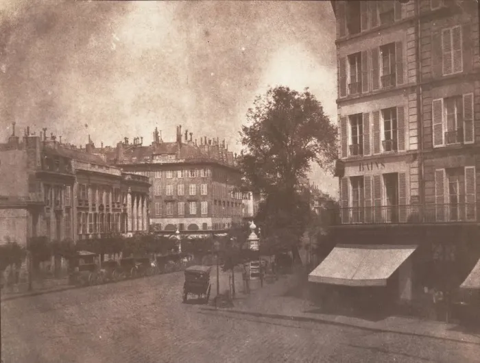 Framed Print : The Boulevards at Paris, May-June 1843. Creator: William Henry Fox Talbot Framed Print : The Boulevards at Paris, May-June 1843. Creator: William Henry Fox Talbot