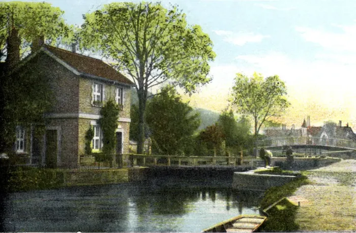 Framed Print : Boulters Lock, Maidenhead, Berkshire, 20th Century Framed Print : Boulters Lock, Maidenhead, Berkshire, 20th Century