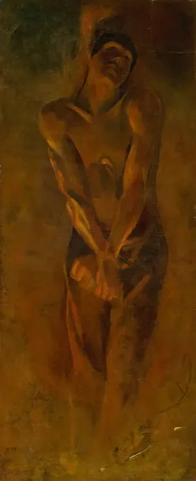 Framed Print : The Bound (Slave), 1890-1895. Creator: Ladislav Mednyanszky Framed Print : The Bound (Slave), 1890-1895. Creator: Ladislav Mednyanszky