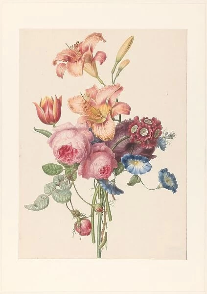 A Bouquet, c.1820. Creator: Henriëtte Geertruida Knip