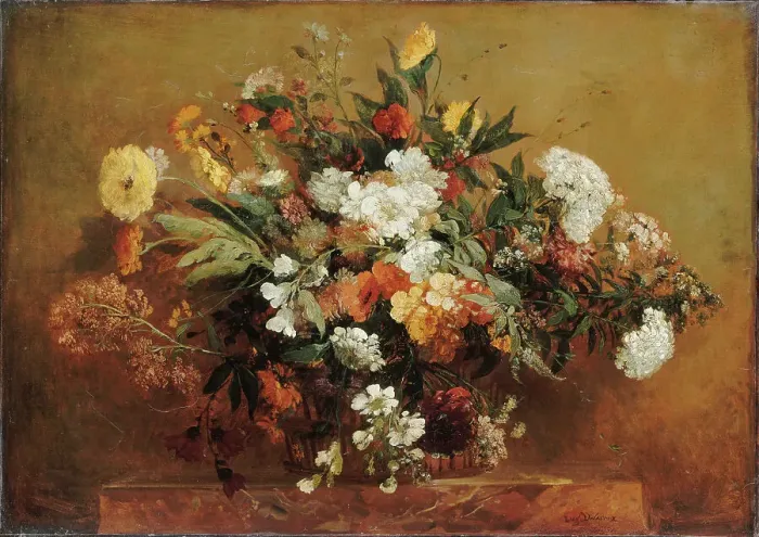 Framed Print : Bouquet champêtre, c. 1850. Creator: Delacroix, Eugène (1798-1863) Framed Print : Bouquet champêtre, c. 1850. Creator: Delacroix, Eugène (1798-1863)