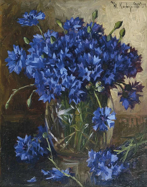 Bouquet of cornflowers, 1935