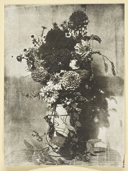 Bouquet de Fleurs, 1842  /  50, printed 1965. Creator: Hippolyte Bayard