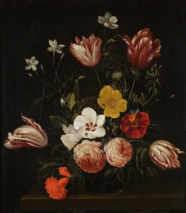 Framed Print : Bouquet of Flowers, 2nd half of 17th century. Creator: Unknown Framed Print : Bouquet of Flowers, 2nd half of 17th century. Creator: Unknown
