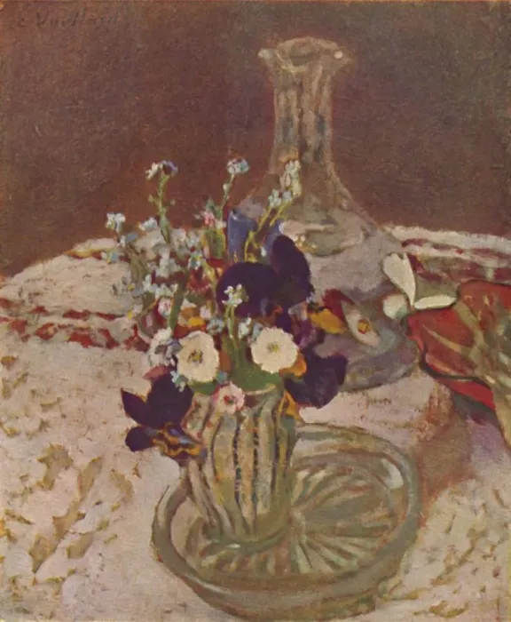 Framed Print : Bouquet of Pansies, Forget-me-nots, and Daisies (About 1900), c1900, (1946). Artist: Edouard Vuillard Framed Print : Bouquet of Pansies, Forget-me-nots, and Daisies (About 1900), c1900, (1946). Artist: Edouard Vuillard