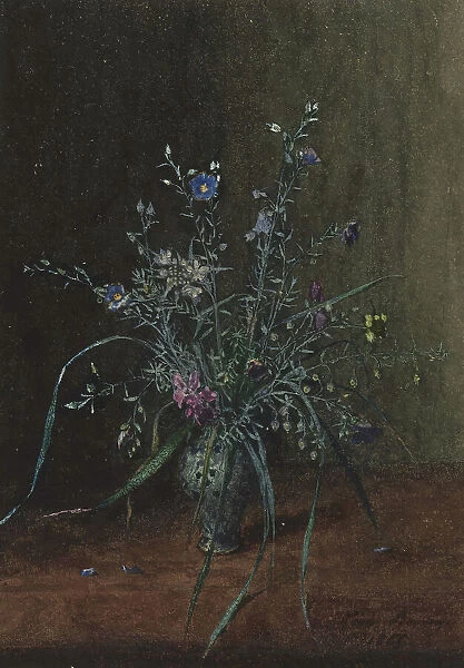 Bouquet of Wild Flowers and Grasses, 1865. Creator: Leon Bonvin