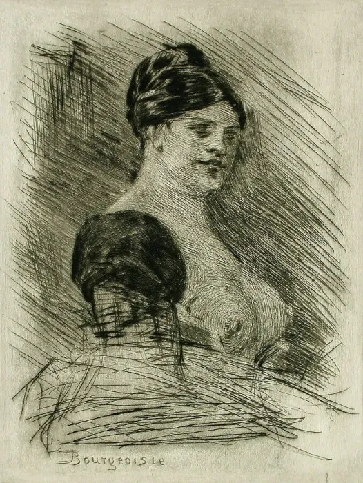 Framed Print : Bourgeoisie, between circa 1875 and circa 1880. Creator: Félicien Rops Framed Print : Bourgeoisie, between circa 1875 and circa 1880. Creator: Félicien Rops