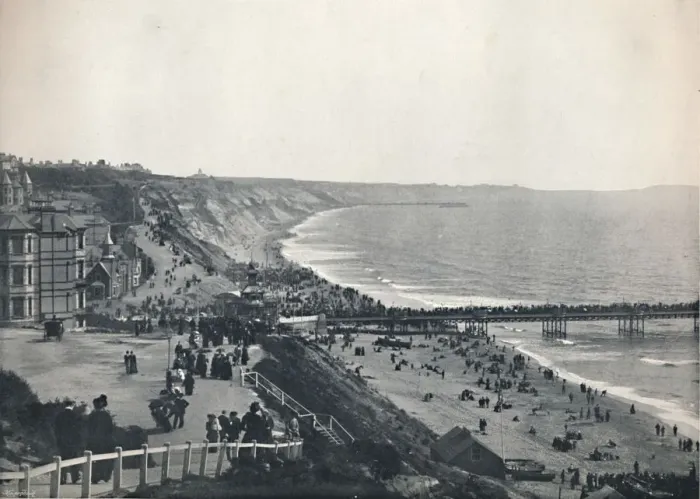 Framed Print : Bournemouth - View from the West Cliff, 1895 Framed Print : Bournemouth - View from the West Cliff, 1895