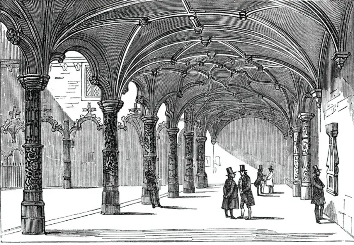 Framed Print : The Bourse at Antwerp, 1844. Creator: Unknown Framed Print : The Bourse at Antwerp, 1844. Creator: Unknown