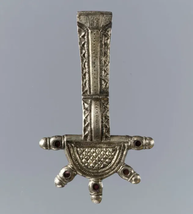 Framed Print : Bow Brooch, Frankish, first half 6th century. Creator: Unknown Framed Print : Bow Brooch, Frankish, first half 6th century. Creator: Unknown