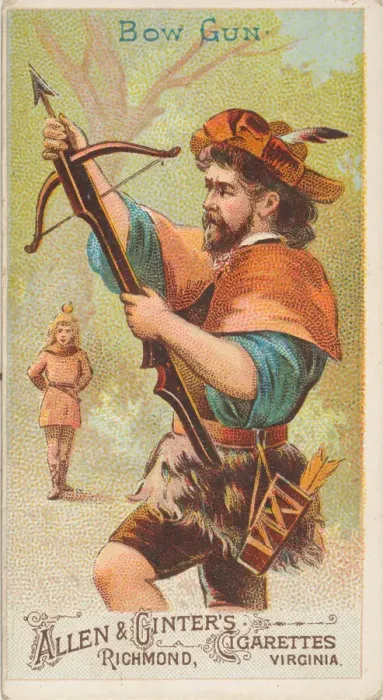 Framed Print : Bow Gun, from the Arms of All Nations series (N3) for Allen & Framed Print : Bow Gun, from the Arms of All Nations series (N3) for Allen &