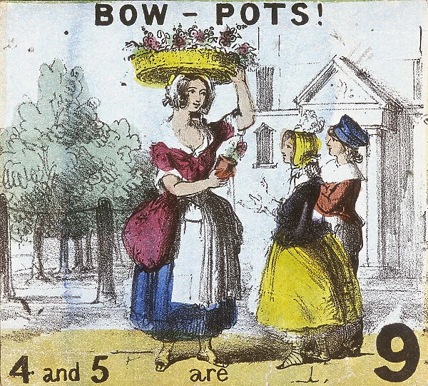 Bow-pots!, Cries of London, c1840. Artist: TH Jones