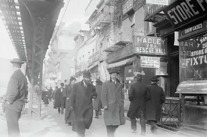 Framed Print : Bowery, between c1910 and c1915. Creator: Bain News Service Framed Print : Bowery, between c1910 and c1915. Creator: Bain News Service