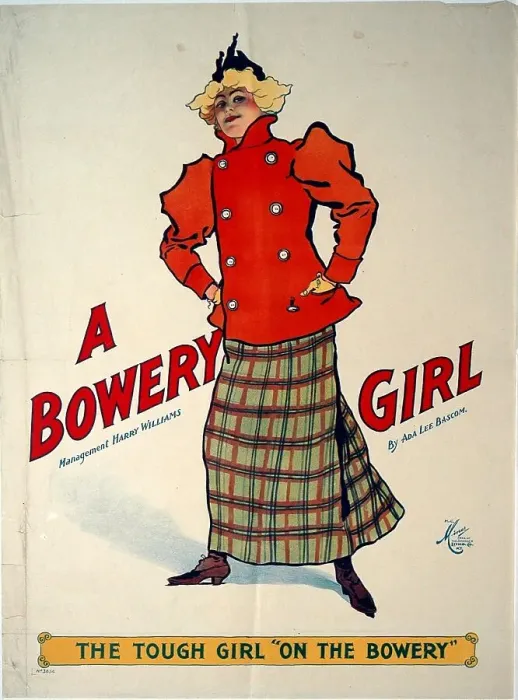 Framed Print : A Bowery Girl, c.1895. Creators: Unknown, H.C. Miner Lithography Company, Ada Lee Bascom Framed Print : A Bowery Girl, c.1895. Creators: Unknown, H.C. Miner Lithography Company, Ada Lee Bascom