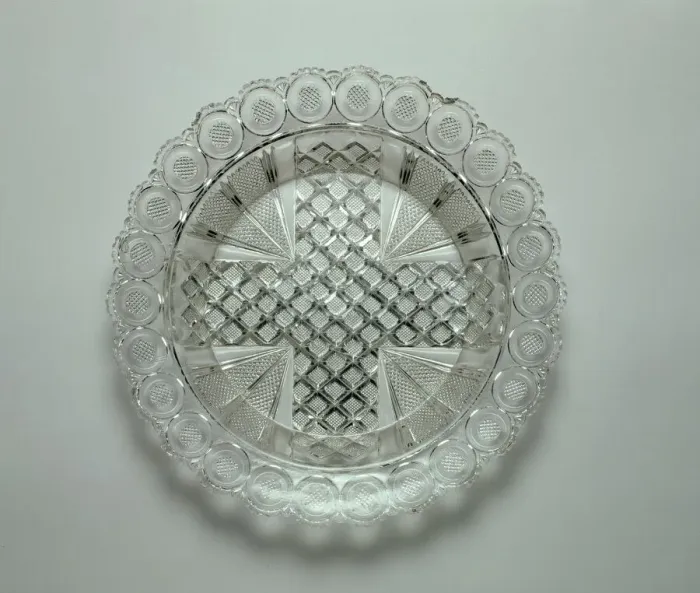 Framed Print : Bowl, before 1830. Creator: Boston and Sandwich Glass Company Framed Print : Bowl, before 1830. Creator: Boston and Sandwich Glass Company
