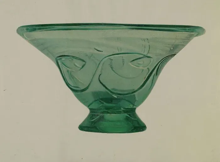 Framed Print : Bowl, 1935 / 1942. Creator: Unknown Framed Print : Bowl, 1935 / 1942. Creator: Unknown