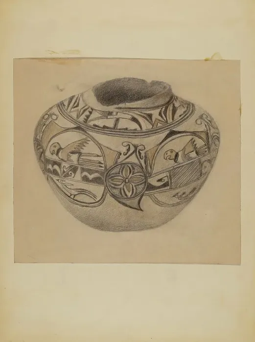 Framed Print : Bowl, 1935 / 1942. Creator: Unknown Framed Print : Bowl, 1935 / 1942. Creator: Unknown