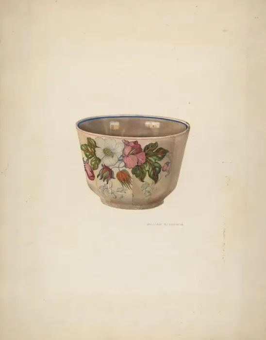 Framed Print : Bowl, 1941. Creator: William Ludwig Framed Print : Bowl, 1941. Creator: William Ludwig