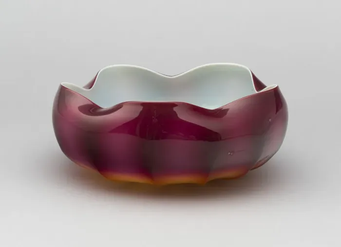 Framed Print : Bowl, c. 1886. Creator: New England Glass Company Framed Print : Bowl, c. 1886. Creator: New England Glass Company