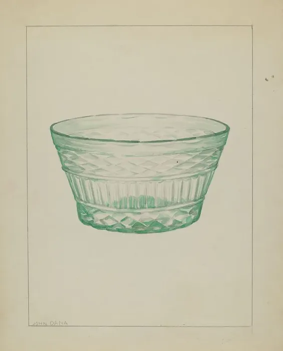 Framed Print : Bowl, c. 1937. Creator: John Dana Framed Print : Bowl, c. 1937. Creator: John Dana
