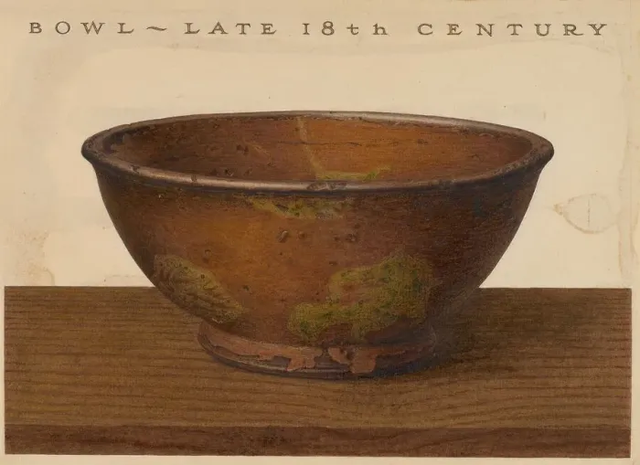 Framed Print : Bowl, c. 1937. Creator: John Matulis Framed Print : Bowl, c. 1937. Creator: John Matulis