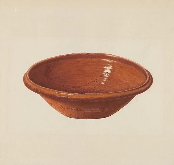 Bowl, c. 1939. Creator: Wilford H. Shurtliff