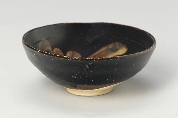 Bowl with Calligraphic Strokes, Southern Song or Yuan dynasty, c. 12th / 14th century. Creator: Unknown