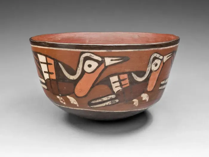 Framed Print : Bowl Depicting Birds, 180 B. C. / A. D. 500. Creator: Unknown Framed Print : Bowl Depicting Birds, 180 B. C. / A. D. 500. Creator: Unknown