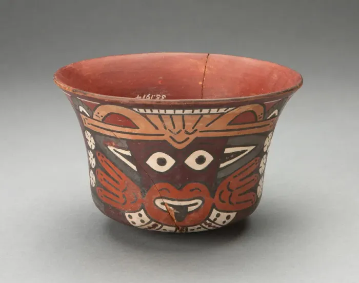 Framed Print : Bowl Depicting Costumed Ritual Performer, 180 B. C. / A. D. 500. Creator: Unknown Framed Print : Bowl Depicting Costumed Ritual Performer, 180 B. C. / A. D. 500. Creator: Unknown