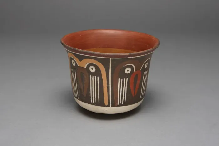 Framed Print : Bowl Depicting a Repeating Abstract Motif, Possibly Representing Owls, 180 B. C. / A. D. 500 Framed Print : Bowl Depicting a Repeating Abstract Motif, Possibly Representing Owls, 180 B. C. / A. D. 500