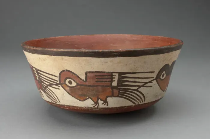 Framed Print : Bowl Depicting a Row of Hummingbirds, 180 B. C. / A. D. 500. Creator: Unknown Framed Print : Bowl Depicting a Row of Hummingbirds, 180 B. C. / A. D. 500. Creator: Unknown