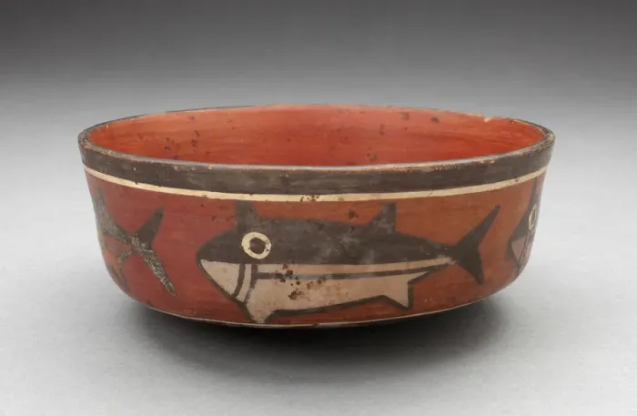 Framed Print : Bowl Depicting Shark or Killer Whale, 180 B. C. / A. D. 500. Creator: Unknown Framed Print : Bowl Depicting Shark or Killer Whale, 180 B. C. / A. D. 500. Creator: Unknown
