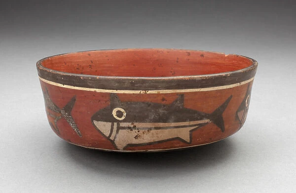 Bowl Depicting Shark or Killer Whale, 180 B. C.  /  A. D. 500. Creator: Unknown