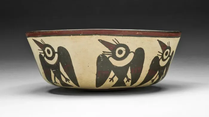 Framed Print : Bowl Depicting Vencejo Birds, 180 B. C. / A. D. 500. Creator: Unknown Framed Print : Bowl Depicting Vencejo Birds, 180 B. C. / A. D. 500. Creator: Unknown