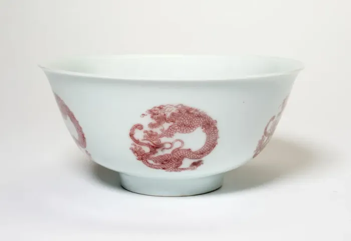 Framed Print : Bowl with Six Dragon Medallions, Qing dynasty (1644-1911), Kangxi reign (1662-1722) Framed Print : Bowl with Six Dragon Medallions, Qing dynasty (1644-1911), Kangxi reign (1662-1722)